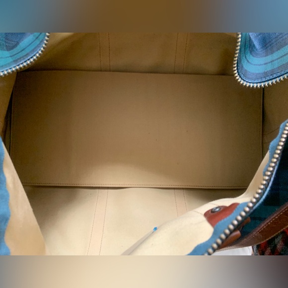 Polo Ralph Lauren Tartan Blackwatch Duffle Weekender Travel Bag - Picture 11 of 16